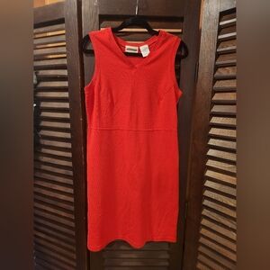 Vintage Expressions Red Sleeveless Dress